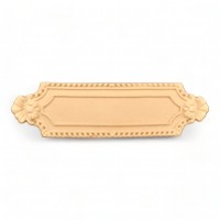 Wood Carved Decorative Sign 11.5cm. X 3cm