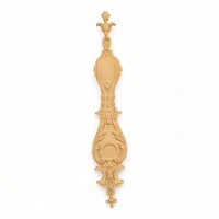 Wood Carved Decorative Column 18.5cm. X 3.5cm.