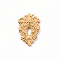 Wood Carving Decorative Lock 3cm. X 4.5cm.
