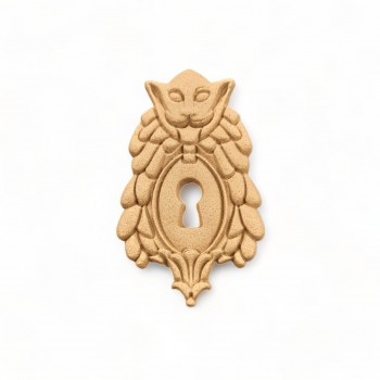Wood Carving Decorative Lock 5cm. X 3cm.