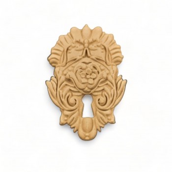 Wood Carving Decorative Lock 6.5cm. X 4cm.