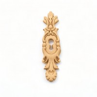 Wood Carving Decorative Lock 1.6cm. X 6.6cm.