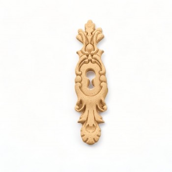 Wood Carving Decorative Lock 1.6cm. X 6.6cm.