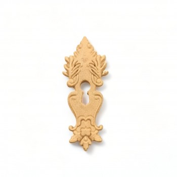 Wood Carving Decorative Lock 6.2cm. X 2.4cm.