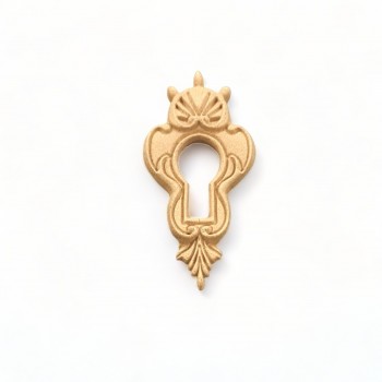 Wood Carving Decorative Lock 4.9cm. X 2.5cm.