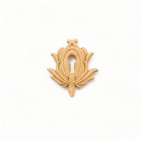 Wood Carving Decorative Lock 3.5cm. X 3cm.