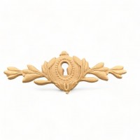 Wood Carving Decorative Lock 8cm. X 2cm.