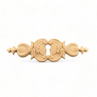 Wood Carving Decorative Lock 7.8cm. X 2.4cm.