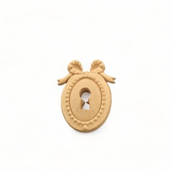 Wood Carving Decorative Lock 3cm. X 2cm.
