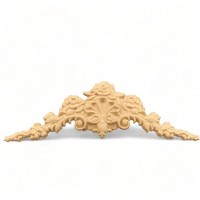 Wood Carving Decorative Center 10.5cm. X 3.1cm.