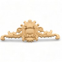 Wood Carving Decorative Center 9.8cm. X 4cm.
