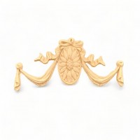 Wood Carved Decorative Bow 9cm. X 6cm.