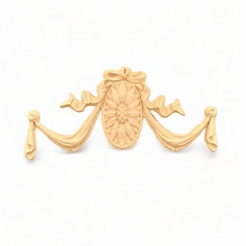Wood Carved Decorative Bow 9cm. X 6cm.