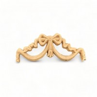Wood Carving Decorative Center 8.5cm. X 3.5cm.
