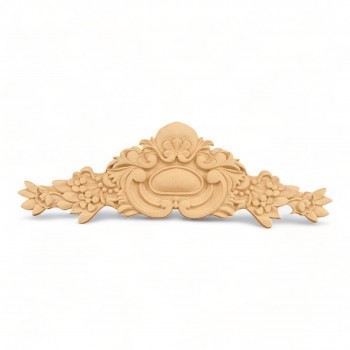 Wood Carving Decorative Center 24cm. X 7.5cm.