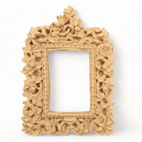 Wood Carved Decorative Frame Parallel 11.5cm. X 16cm.