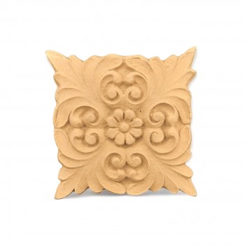 Wood Carved Decorative Tile 2.2cm. X 3cm