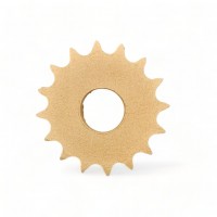 Wood Carved Decorative Gear Diameter 5cm.