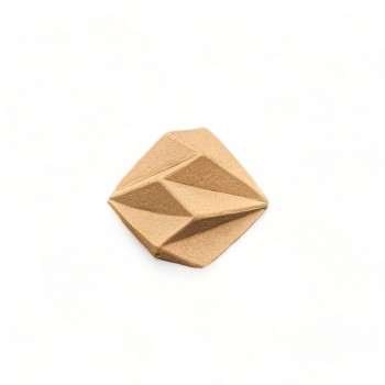 Wood Carved Decorative Diamond 5.4cm. X 5.2cm