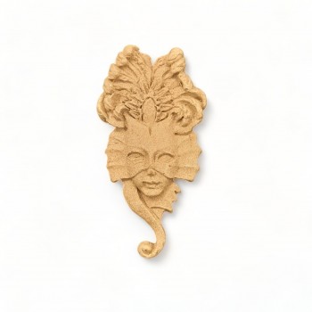 Wood Carving Decorative Venetian Mask 7cm. X 3.3cm.