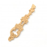 Wood Carved Decorative Column 15.5cm. X 3.6cm