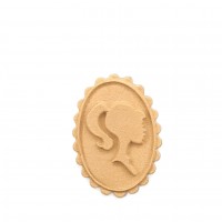 Wood Carving Decorative 3.5cm. X 4.5cm.