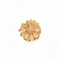 Wood Carved Decorative Flower 3cm. X 5cm.