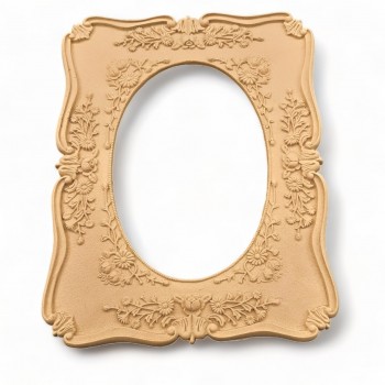 Wood Carving Decorative Frame Parallel 24cm. X 19cm.