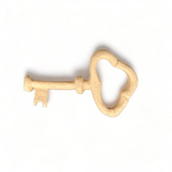 Wood Carving Decorative Key 4cm. X 2.4cm.