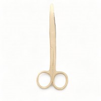 Wood Carved Decorative Scissor 4.8cm. X 12.5cm.