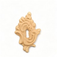 Wood Carving Decorative Lock 7.2cm. X 4.6cm.