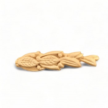 Wood Carved Decorative leaf 6cm. X 1.5cm.