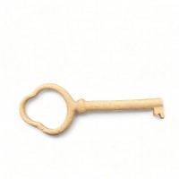 Wood Carving Decorative Key 8.4cm. X 3cm.