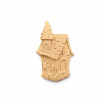 Wood Carved Decorative Fairy House 6cm. X 4cm.