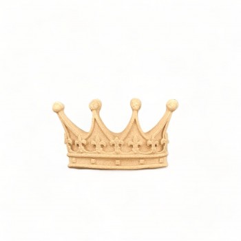 Wood Carved Decorative Crown 4.8cm. X 2.5cm.
