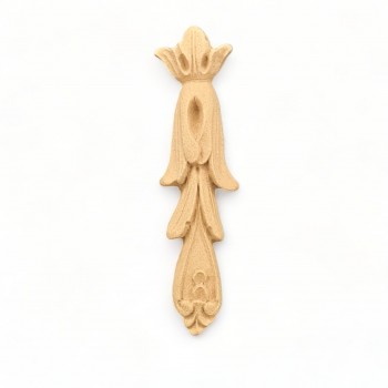 Wood Carved Decorative Column 10cm. X 2.2cm