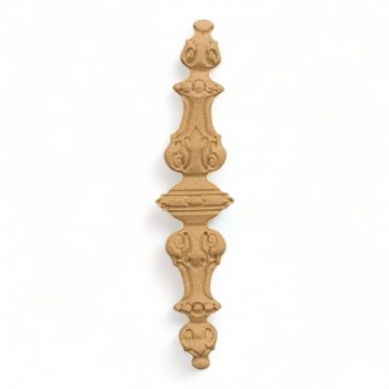 Wood Carved Decorative Column 12cm. X 3cm.
