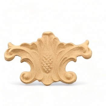 Wood Carving Decorative Center 6.8cm. X 4.5cm.