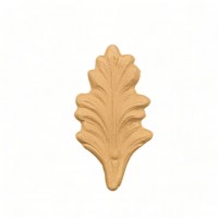 Wood Carved Decorative Leaf 5cm. X 9.2cm