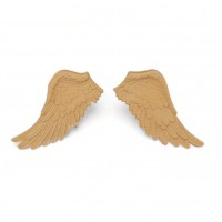 Wood Carved Feathers 15cm. X 7.5cm.