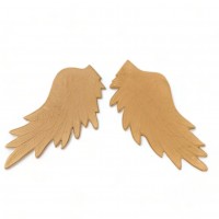 Wood Carved Feathers 25cm. X 13cm.
