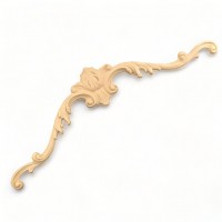 Wood Carving Decorative Center 34cm. X 6.2cm.