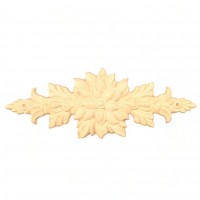 Wood Carved Decorative Flower Garland 26cm. X 10cm.