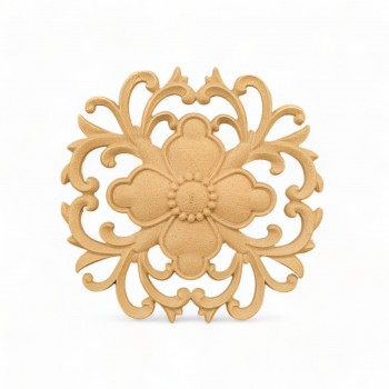 Wood Carved Decorative Tile 9cm. X 9cm