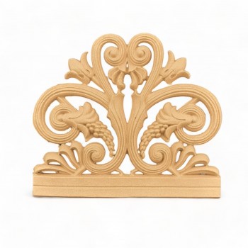 Wood Carving Decorative Center 11.5cm x 10.5cm.