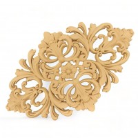 Wood Carved Decorative Tile 55.5cm. X 34cm.