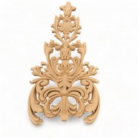 Wood Carved Decorative Column 35cm. X 19cm.