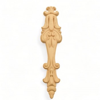 Wood Carved Decorative Column 28cm. X 6.5cm.