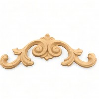 Wood Carving Decorative Center 13cm. X 3.5cm.