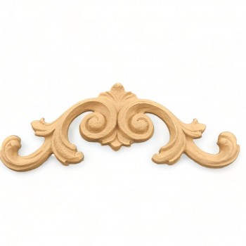 Wood Carving Decorative Center 13cm. X 3.5cm.